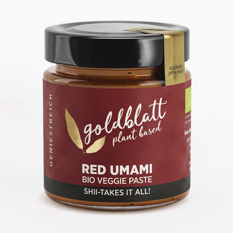 Goldblatt Bio Red Umami Paste Glas Frontal