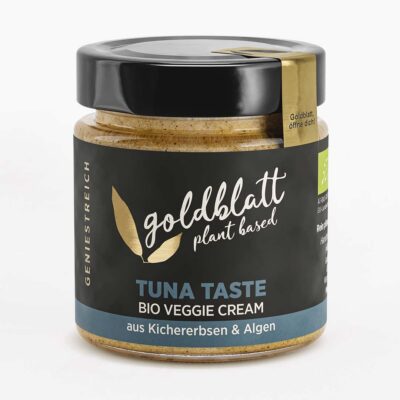 Goldblatt Bio Tuna Taste Glas Frontal