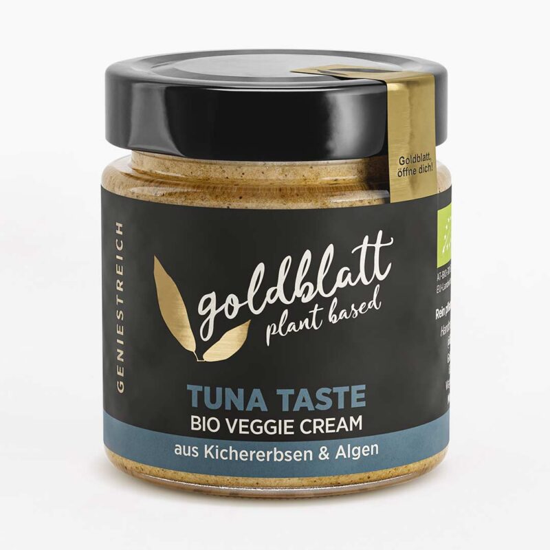 Goldblatt Bio Tuna Taste Glas Frontal