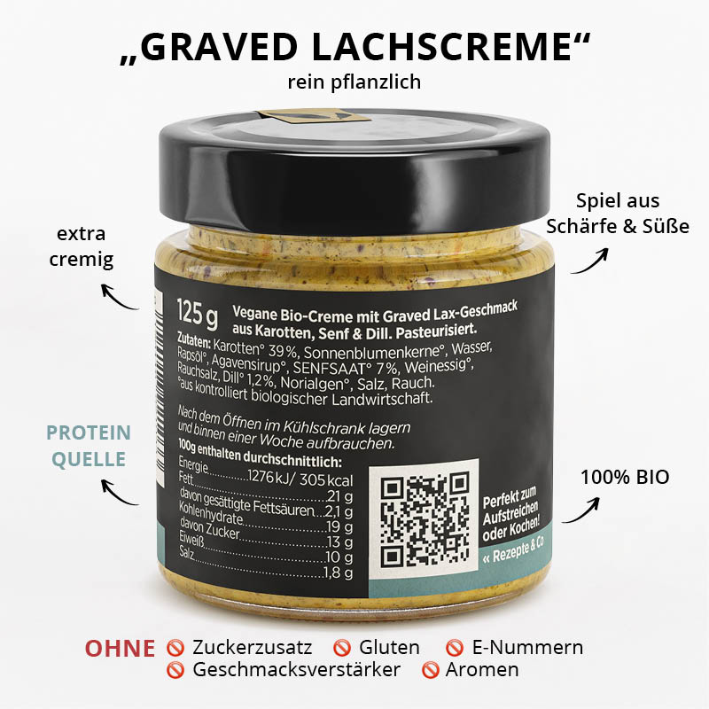 Zutaten Gravlax Taste Graved Lachscreme