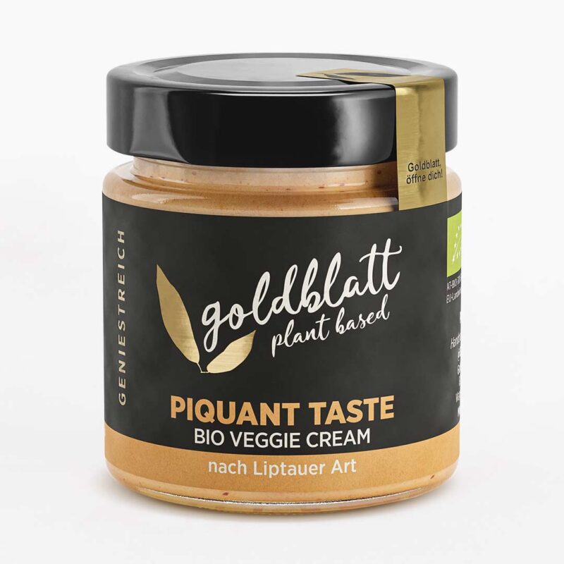 Goldblatt Bio Piquant Taste Glas Frontal