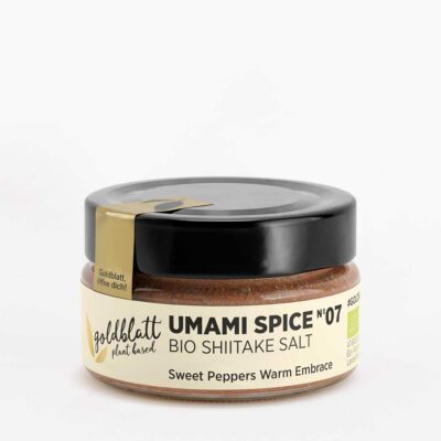 Goldblatt Bio Umami Spice No.7 – Sweet Peppers Warm Embrace Glas Frontal