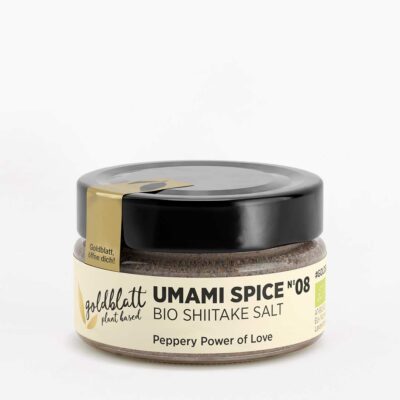 Goldblatt Bio Umami Spice No.8– Peppery Power of Love Glas Frontal