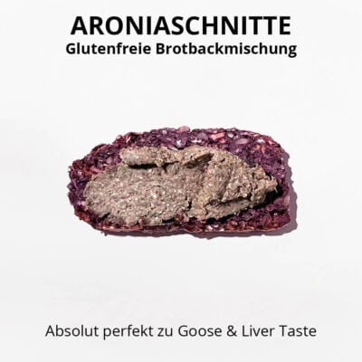 Goldblatt Liver Taste mit Loggä Aroniaschnitte